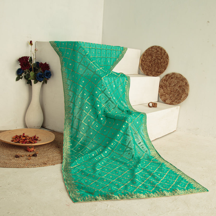 Pure Organza Jacquard-FBDY0002855 - Tasneem Fabrics