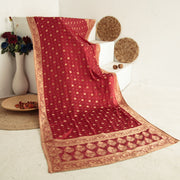Tasneem Fabrics Women's Pure Gaji Silk Jacquard Dupatta - FBDY0002727