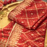 Pure Organza Jacquard-FBDY0002854 - Tasneem Fabrics