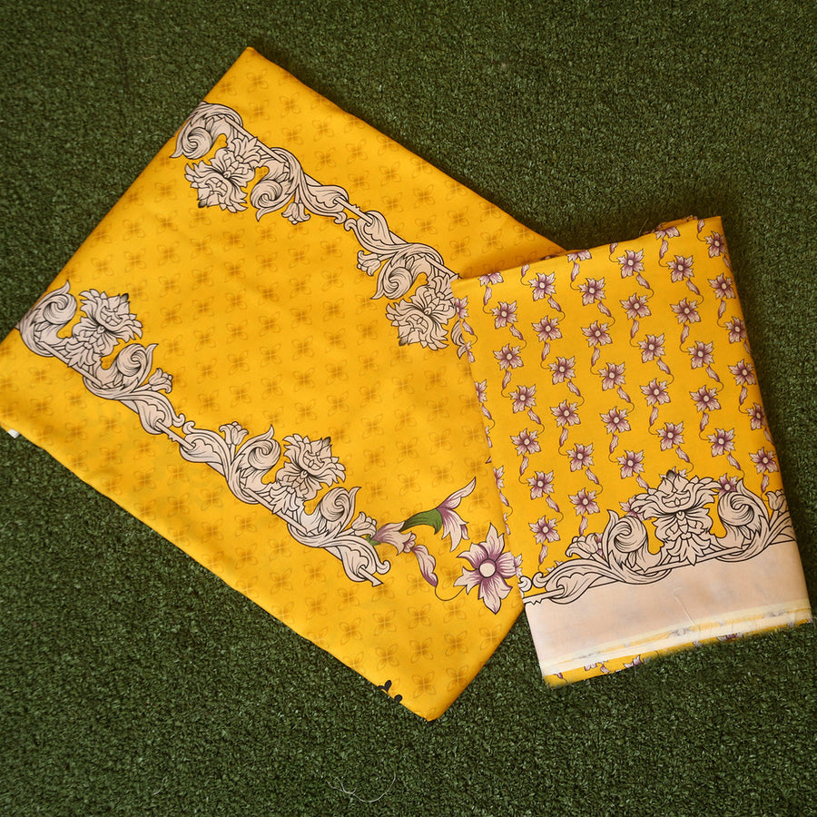 Tasneem Fabrics Unstitched Printed Linen 2Pc Suit - MDPR0003861