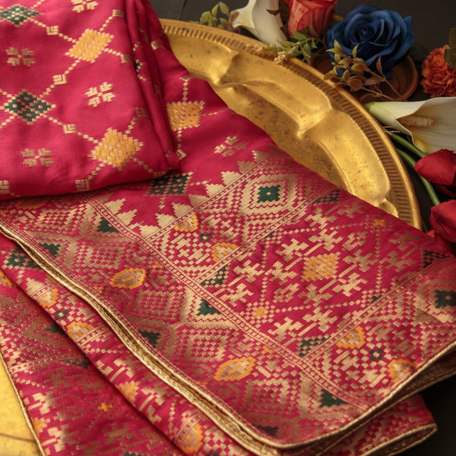 Pure Matka Silk Jacquard-FBDY0002554 - Tasneem Fabrics
