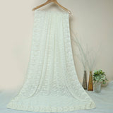 Tasneem Fabrics Women's Pure Chiffon Jacquard Dupatta - FBEM0000811