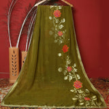 Tasneem Fabrics Women's Pure Organza Jacquard Dupatta - FBDY0002776