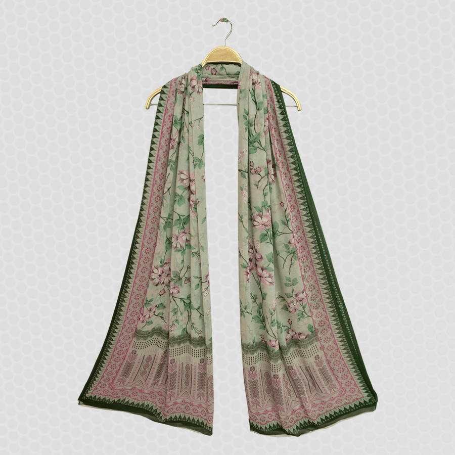 Tasneem Fabrics Women's Printed Crinkle Dupatta - MDPR0003509