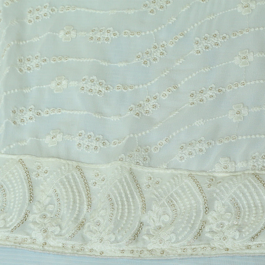 Pure Chiffon Jacquard-FBEM0000811 - Tasneem Fabrics