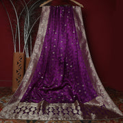 FBDY0002603-Pure Gaji Silk Jacq. Bandhni - Tasneem Fabrics