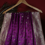 FBDY0002603-Pure Gaji Silk Jacq. Bandhni - Tasneem Fabrics