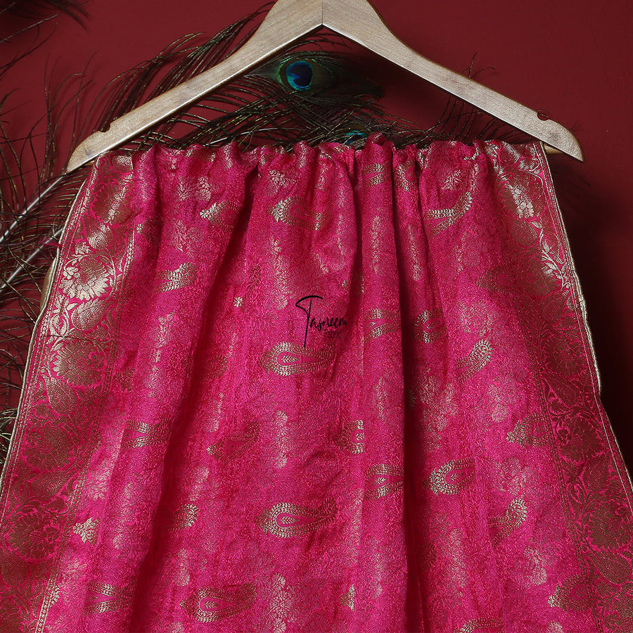 FBDY0002406-Pure Gaji Silk Jacquard - Tasneem Fabrics