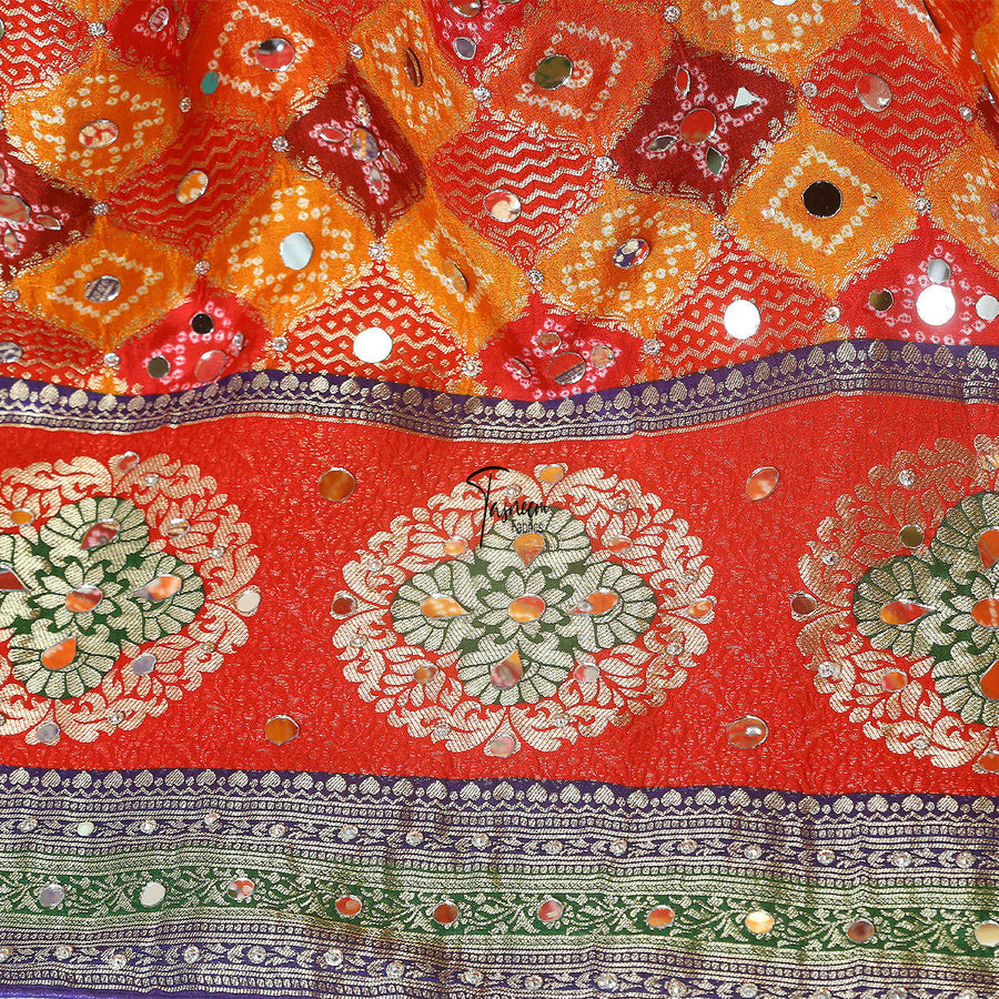 Tasneem Fabrics Women's Sairabano Embroidered Dupatta - FBEM0000740
