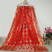 Tasneem Fabrics Women's Pure Gaji Silk Jacquard Dupatta - FBDY0002685