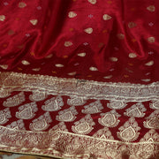 FBDY0002602-Pure Gaji Silk Jacq. Bandhni - Tasneem Fabrics