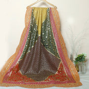 Tasneem Fabrics Women's Lahori Embroidered Dupatta - FBEM0000665