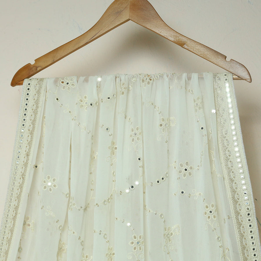 Pure Chiffon Jacquard -FBEM0000652 - Tasneem Fabrics