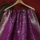 FBDY0002541-Pure Gaji Silk Jacq. Bandhni - Tasneem Fabrics