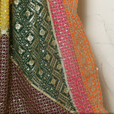 Tasneem Fabrics Women's Lahori Embroidered Dupatta - FBEM0000665