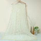 Tasneem Fabrics Women's Pure Chiffon Jacquard Dupatta - FBEM0000651