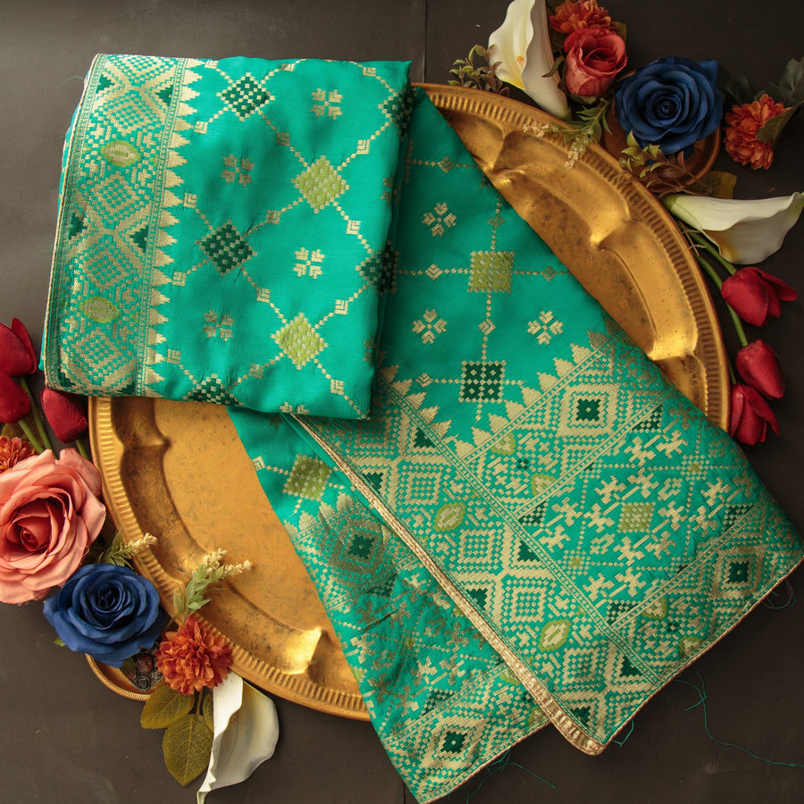 Pure Matka Silk Jacquard-FBDY0002558 - Tasneem Fabrics