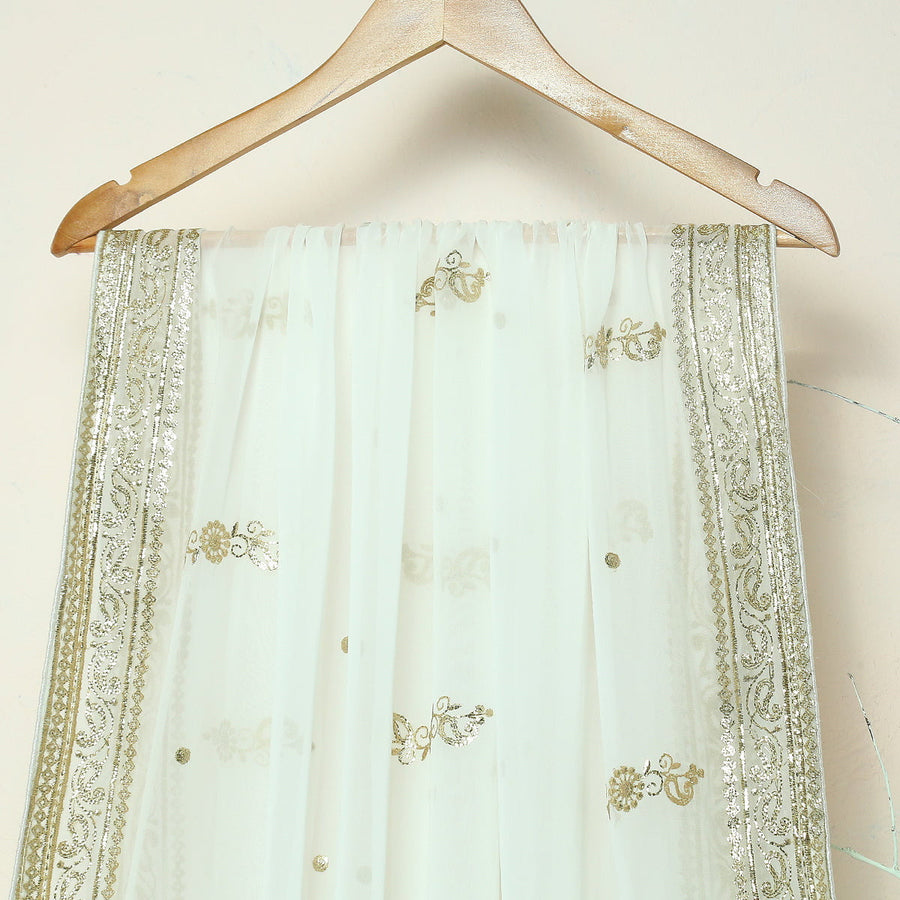 Pure Chiffon Jacquard-FBEM0000647 - Tasneem Fabrics