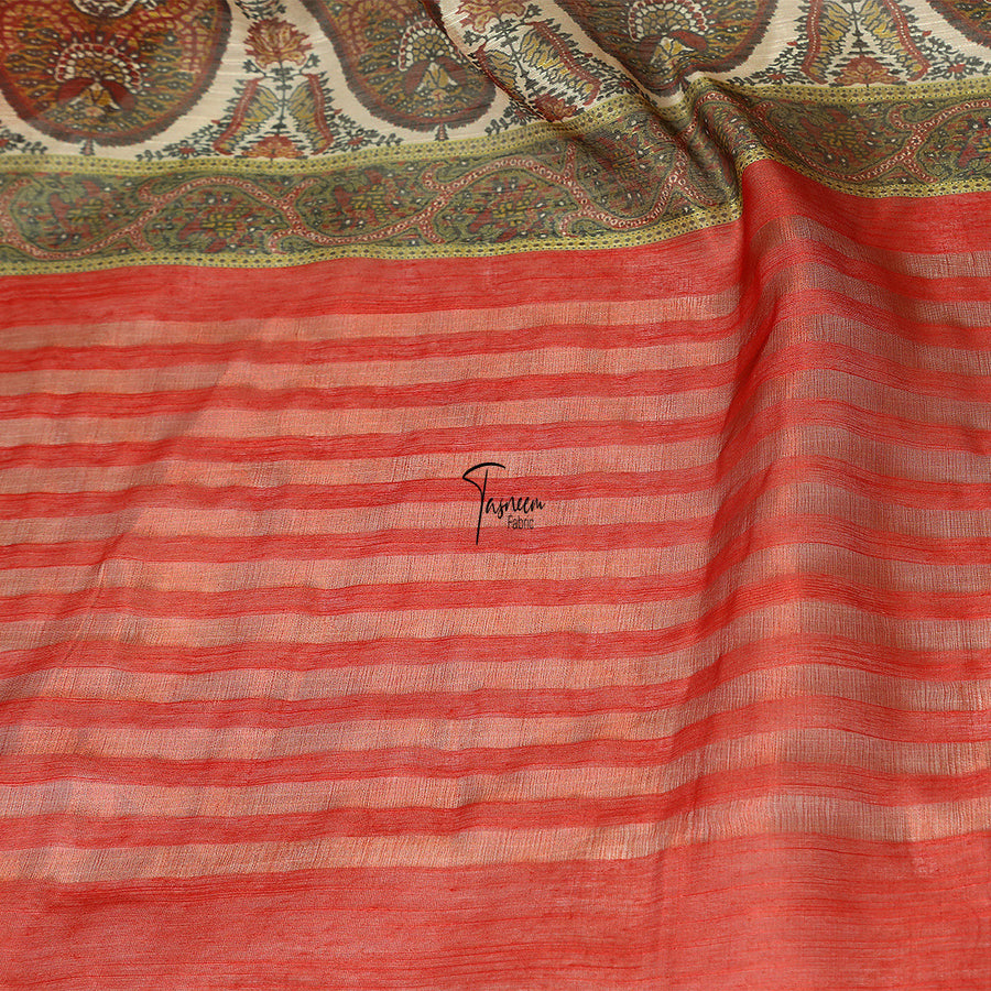Tasneem Fabrics Women's Pure Printed Monark Dupatta - MDPR0001878