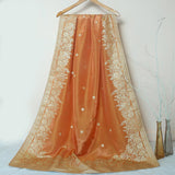 Tasneem Fabrics Women's Pure Chiffon Jacquard Dupatta - FBDY0002790