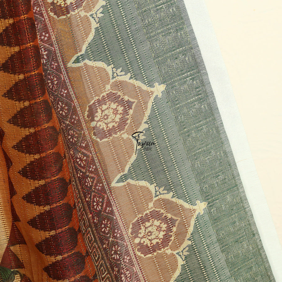 Tasneem Fabrics Women's Pure Printed Monark Dupatta - MDPR0001558