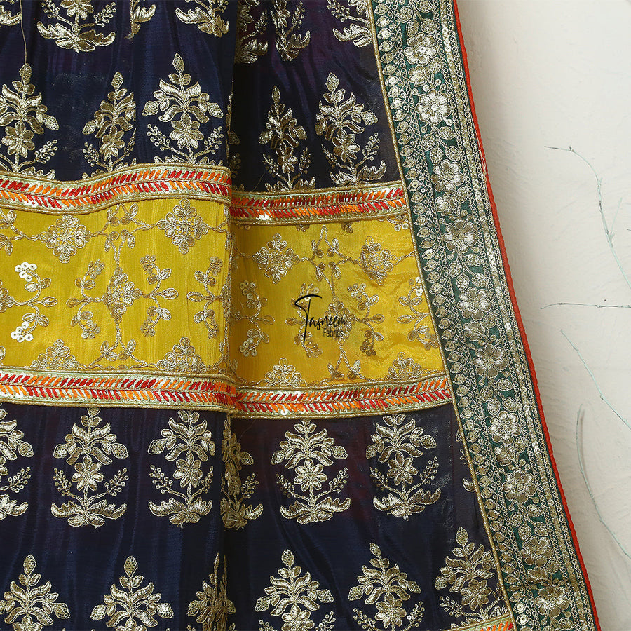 Tasneem Fabrics Women's Lahori Embroidered Dupatta - FBEM0000662
