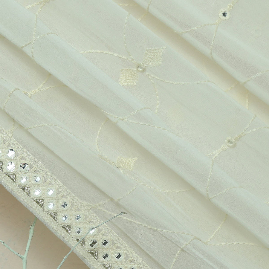 Pure Chiffon Jacquard-FBEM0000889 - Tasneem Fabrics