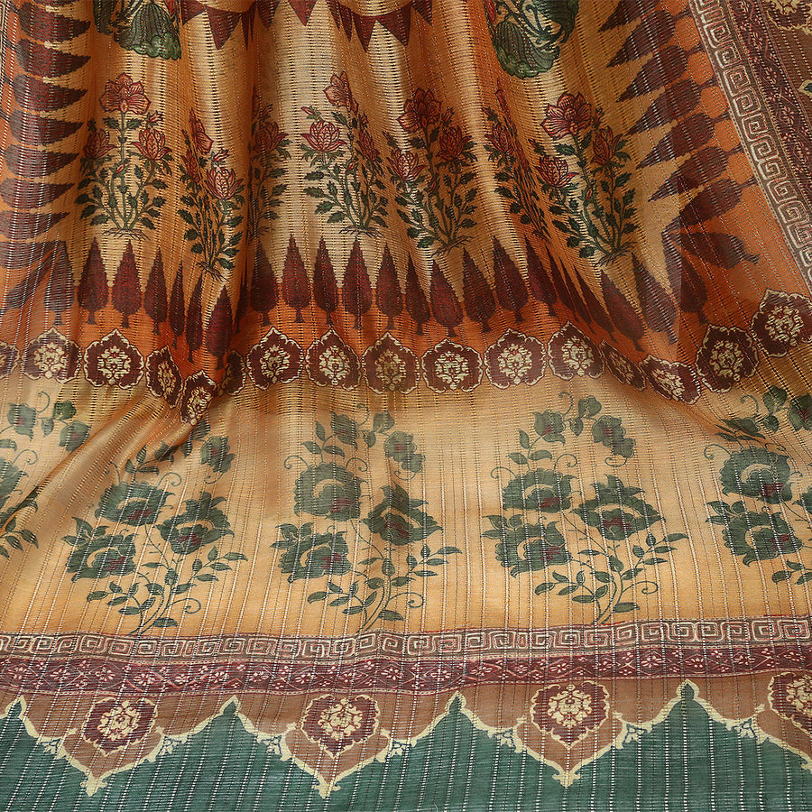 Tasneem Fabrics Women's Pure Printed Monark Dupatta - MDPR0001558