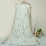Tasneem Fabrics Women's Satin Crinkle Dupatta - FBEM0000831