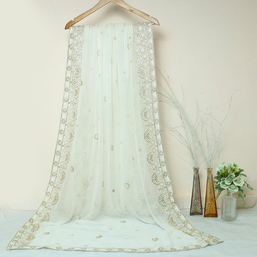 Pure Chiffon Jacquard-FBEM0000653 - Tasneem Fabrics