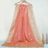 Tasneem Fabrics Women's Pure Chiffon Jacquard Dupatta - FBDY0002788