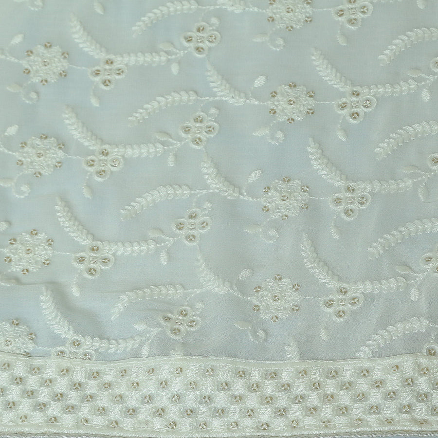 Pure Chiffon Jacquard-FBEM0000846 - Tasneem Fabrics