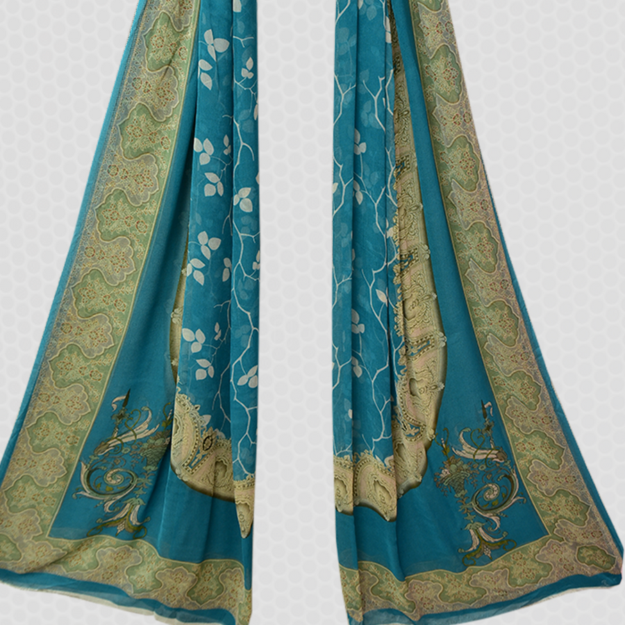 Tasneem Fabrics Women's Printed Crinkle Dupatta - MDPR0003500