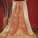 Tasneem Fabrics Women's Pure Chiffon Jacquard Dupatta - FBDY0002796