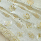 Tasneem Fabrics Women's Pure Gaji Silk Jacquard Dupatta - FBDY0002399