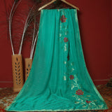 Tasneem Fabrics Women's Pure Organza Jacquard Dupatta - FBDY0002778