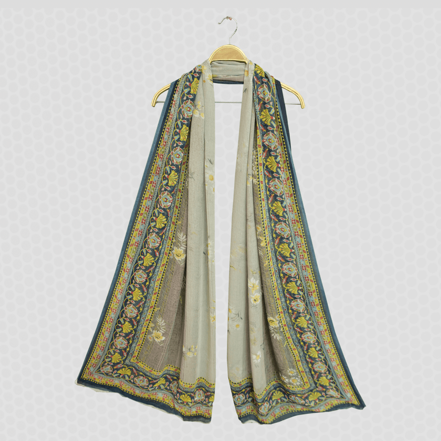 Tasneem Fabrics Women's Printed Crinkle Dupatta - MDPR0003521