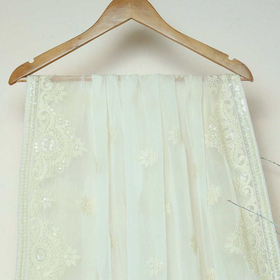 Pure Organza Jacquard-FBEM0000817 - Tasneem Fabrics