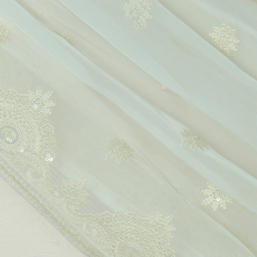 Pure Organza Jacquard-FBEM0000817 - Tasneem Fabrics