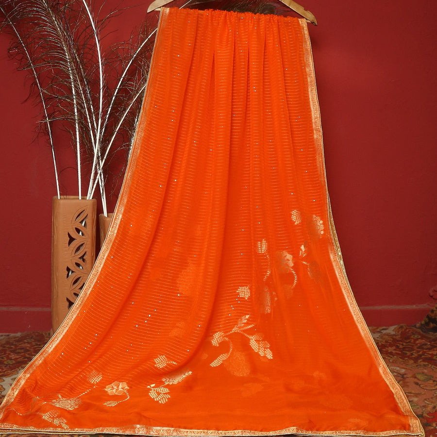 Pure Organza Jacquard-FBDY0002945 - Tasneem Fabrics