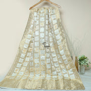 Tasneem Fabrics Women's Pure Gaji Silk Jacquard Dupatta - FBDY0002393