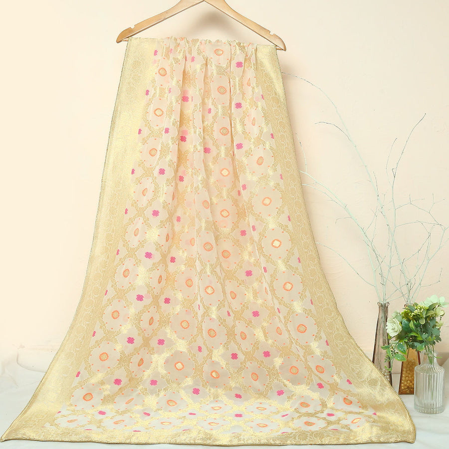Pure Organza Jacquard-FBDY0002731 - Tasneem Fabrics