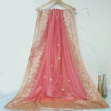Tasneem Fabrics Women's Pure Chiffon Jacquard Dupatta - FBDY0002791