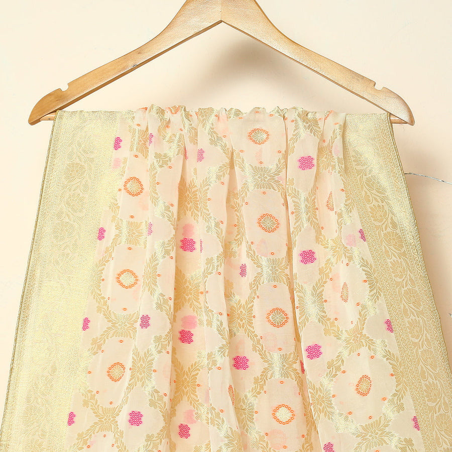 Pure Organza Jacquard-FBDY0002731 - Tasneem Fabrics