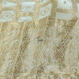Tasneem Fabrics Women's Pure Gaji Silk Jacquard Dupatta - FBDY0002393