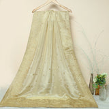 Tasneem Fabrics Women's Pure Chiffon Jacquard Dupatta - FBDY0003040