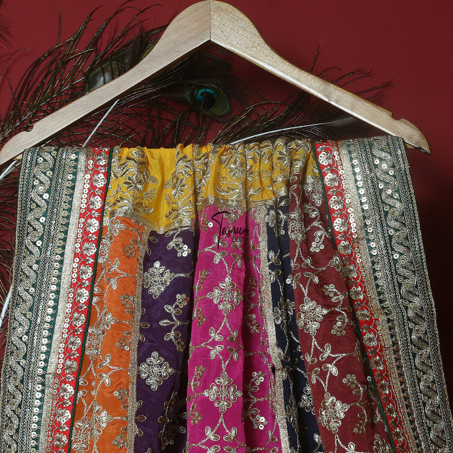 FBDY0002604-Pure Gaji Silk Jacquard - Tasneem Fabrics