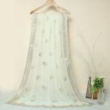 Tasneem Fabrics Women's Pure Chiffon Jacquard Dupatta - FBEM0000849