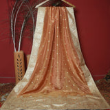 Tasneem Fabrics Women's Pure Chiffon Jacquard Dupatta - FBDY0002970