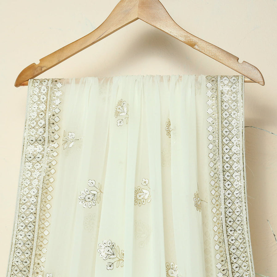 Pure Chiffon Jacquard-FBEM0000849 - Tasneem Fabrics